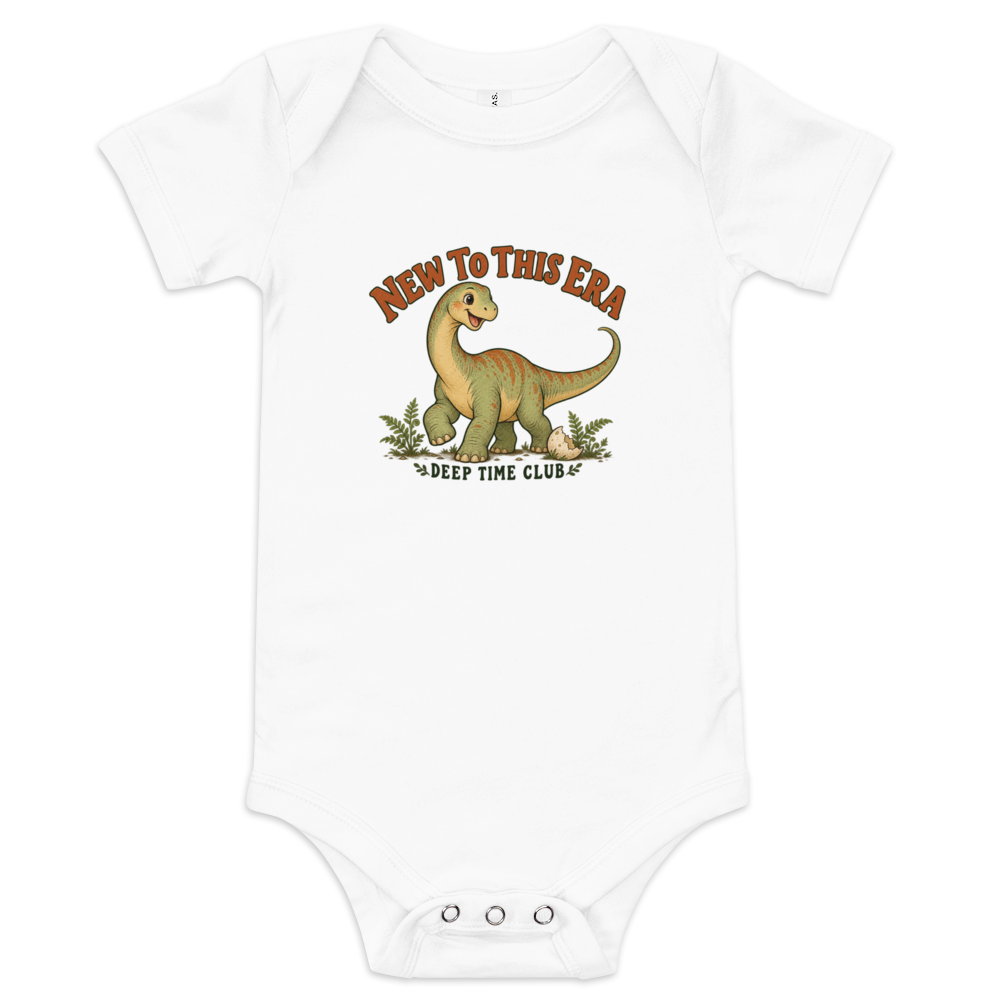 New to This Era Bodysuit supplier-rendered front view in White