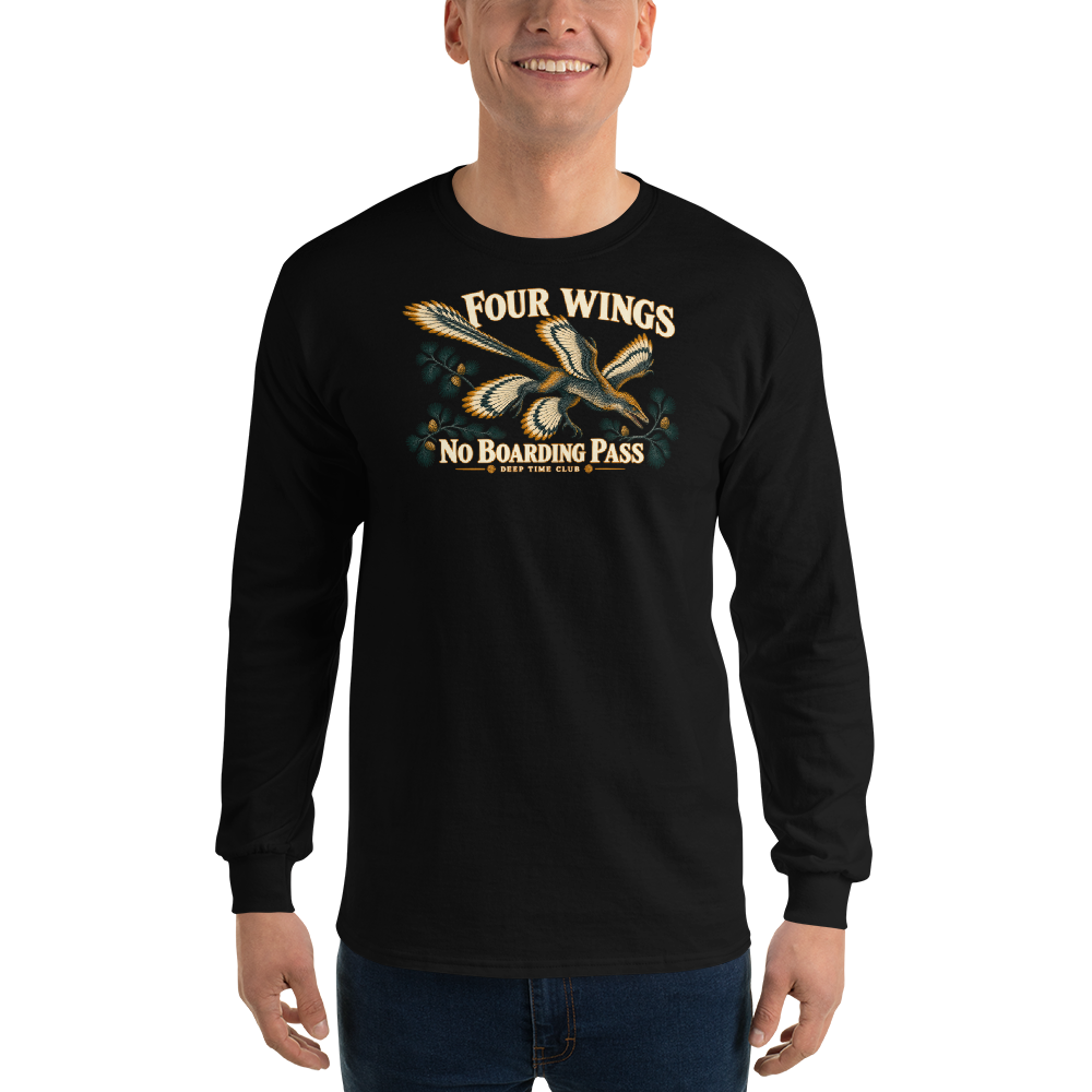 Four Wings. No Boarding Pass. Long Sleeve, alternate supplier view 1
