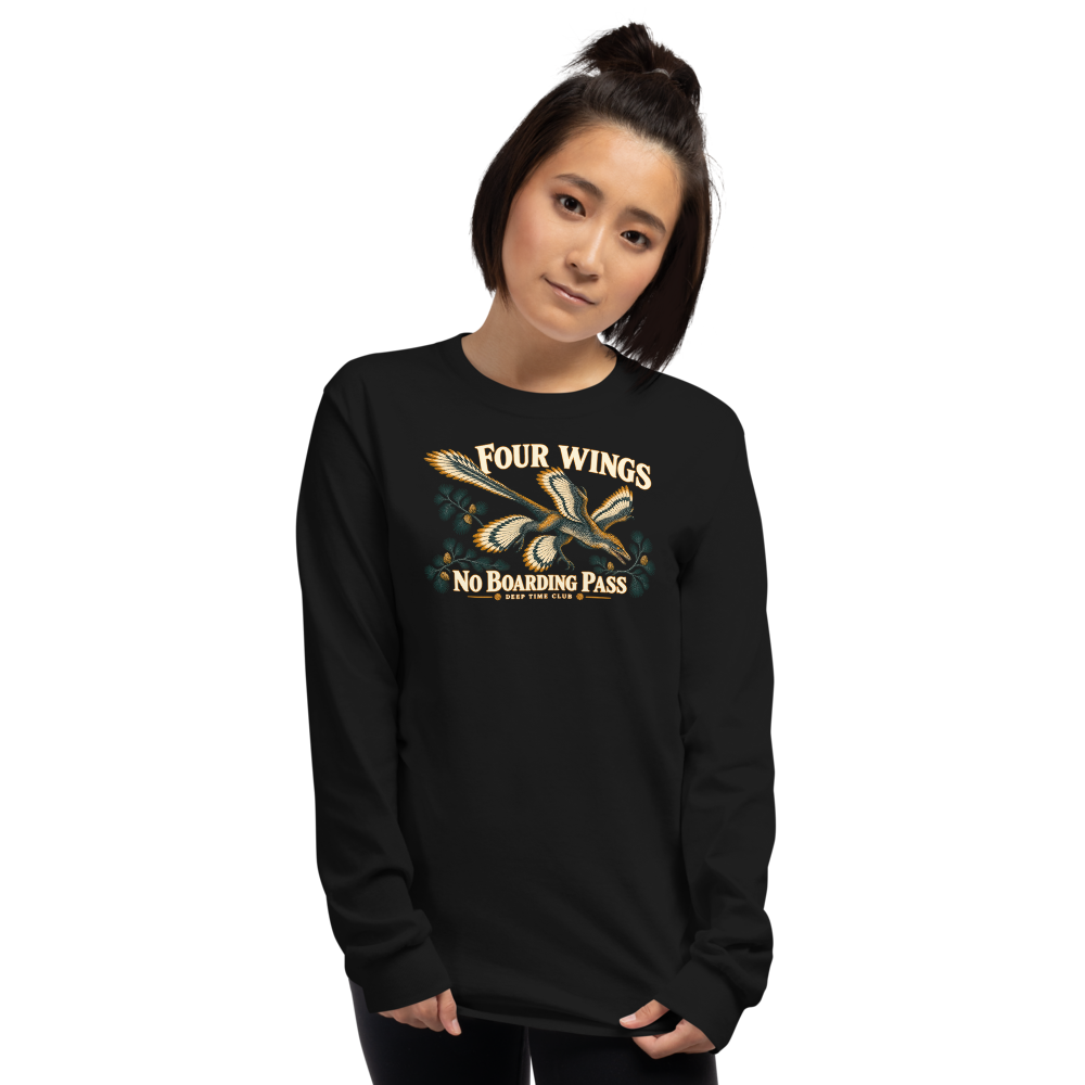 Four Wings. No Boarding Pass. Long Sleeve, alternate supplier view 2